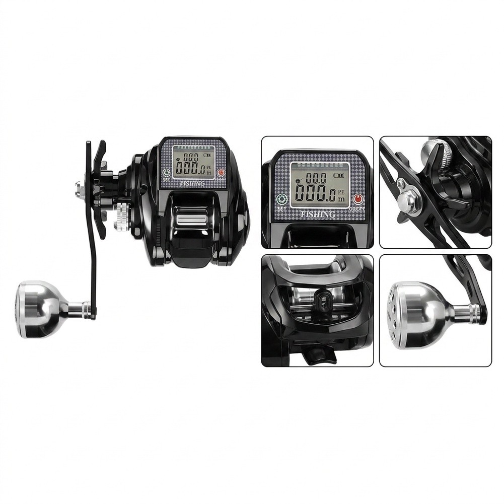 بكرة صيد رقمية S200 توفر تتبعً - مراجعة Baitcasting Reel وسعره